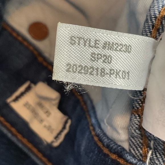 MADEWELL 10” HIGH RISE SKINNY blue jeans sz. 26 - Picture 7 of 7